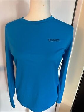 Magellan Outdoors boys Long-Sleeve Crew Neck Top - Bright Blue